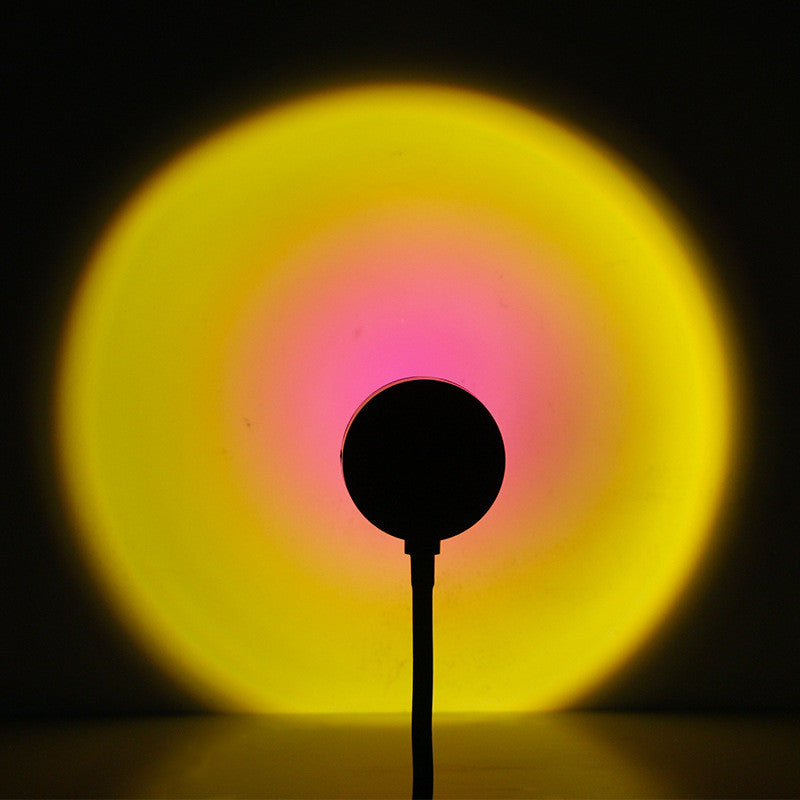 Sunset Wall Lamp – LED Night Light Projector for Relaxation & Home Decor
