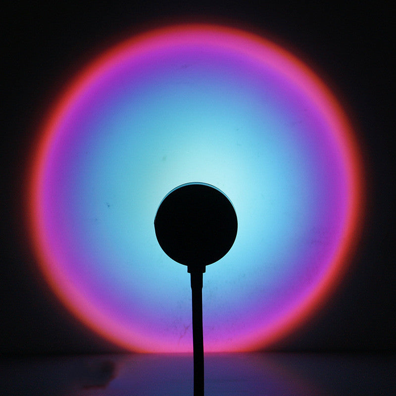 Sunset Wall Lamp – LED Night Light Projector for Relaxation & Home Decor