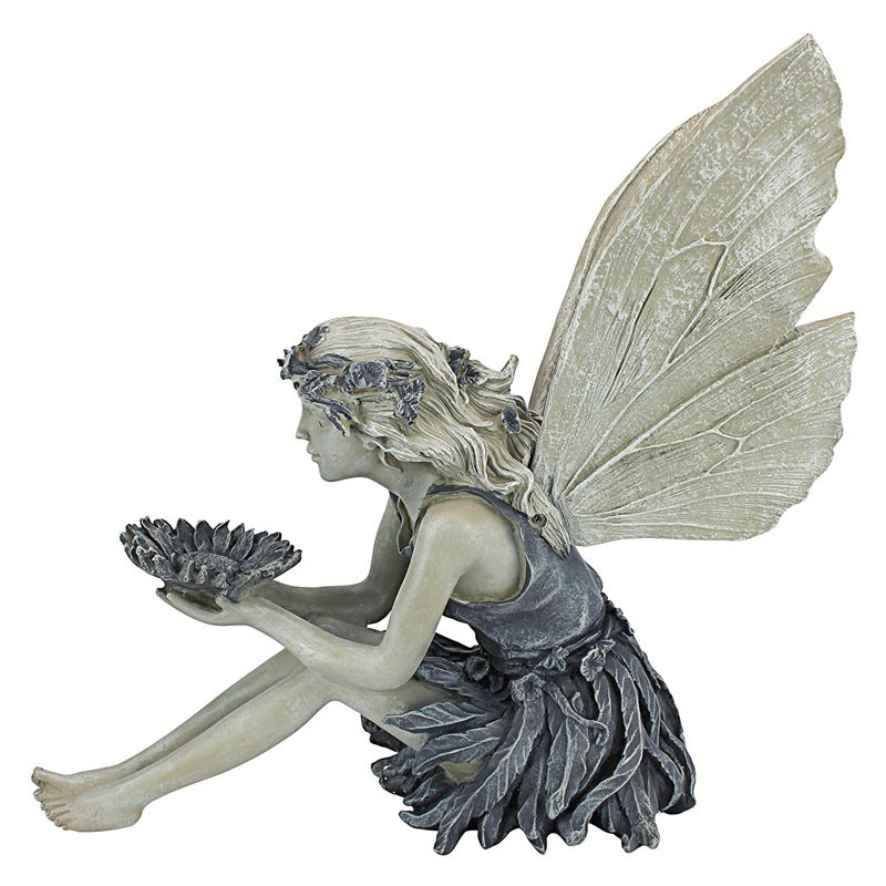 Fairy Garden Statue Decor – Backyard Landscaping & Outdoor Decoration