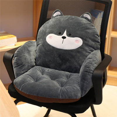Cartoon Crown Chair Cushion – Cute Seat Pad for Home, Office & Car Use