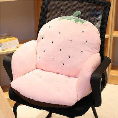Cartoon Crown Chair Cushion – Cute Seat Pad for Home, Office & Car Use
