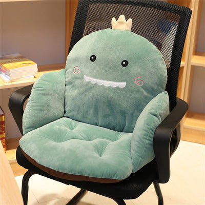 Cartoon Crown Chair Cushion – Cute Seat Pad for Home, Office & Car Use