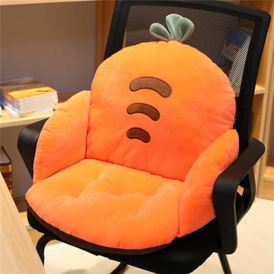 Cartoon Crown Chair Cushion – Cute Seat Pad for Home, Office & Car Use