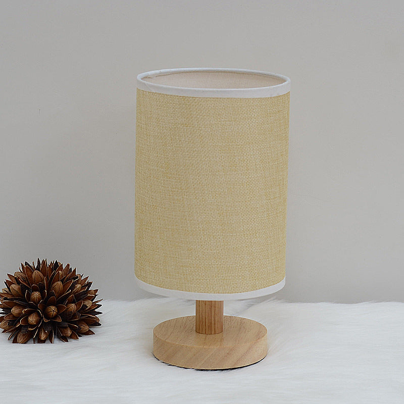 Kids Bedroom Wooden Table Lamp – Soft Lighting Study Lamp | Cozy Reading Light