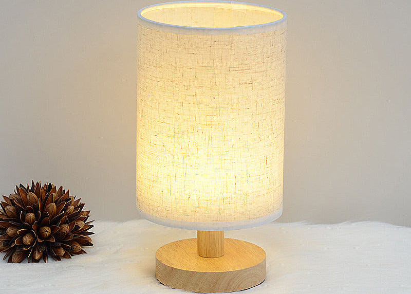 Kids Bedroom Wooden Table Lamp – Soft Lighting Study Lamp | Cozy Reading Light