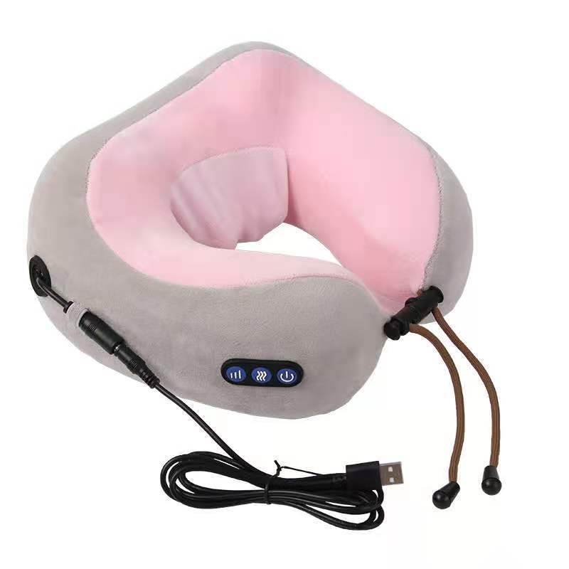 U-Shaped Massage Pillow for Neck, Shoulders & Back