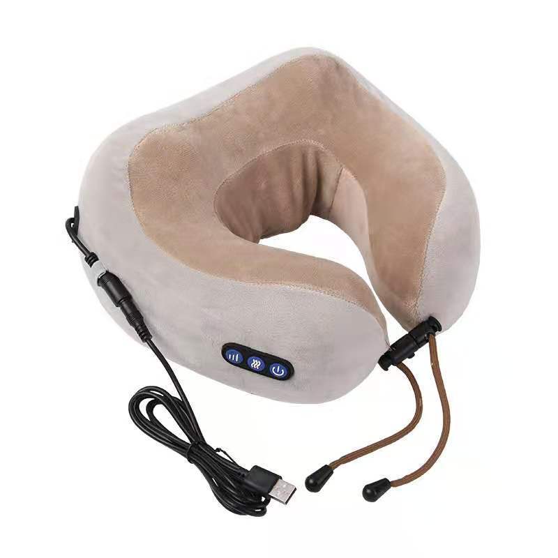 U-Shaped Massage Pillow for Neck, Shoulders & Back