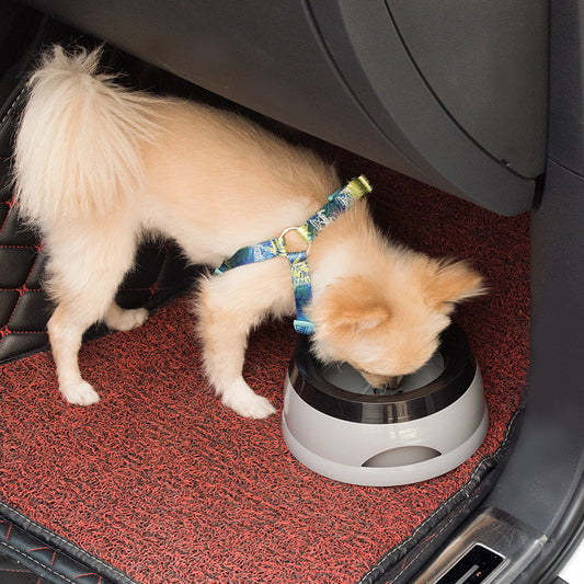 Portable Dog Water Bowl No Spill – Anti-Skid Travel Pet Bowl for Car & Home