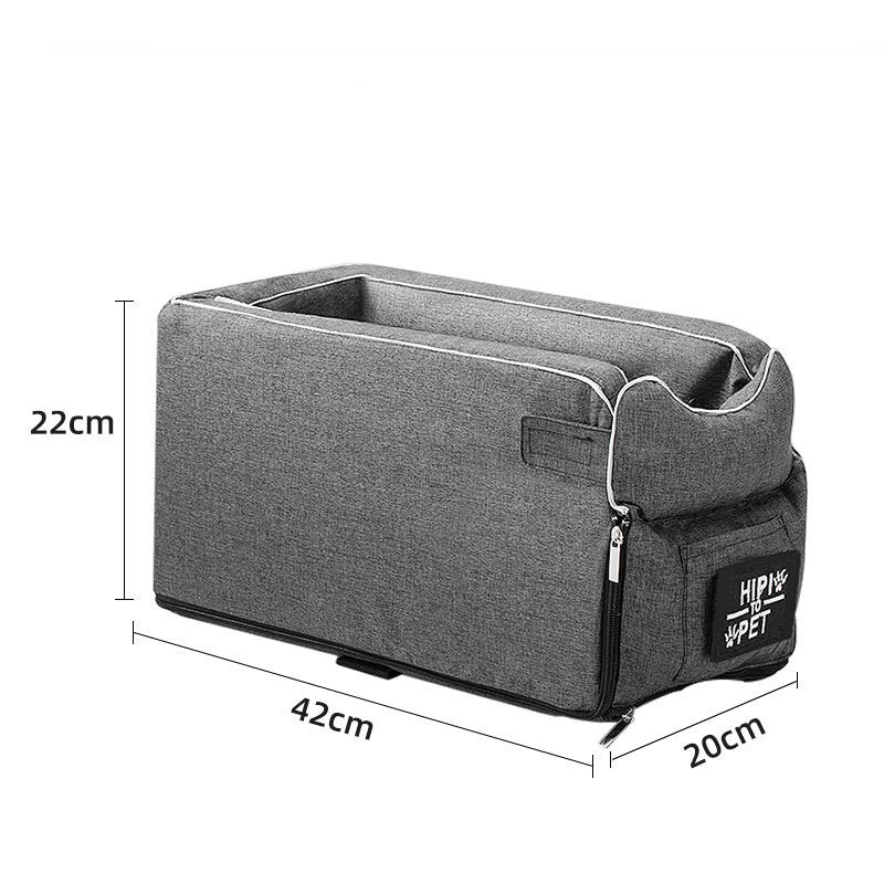 Pet Car Carrier Seat – Secure Dog Travel Seat for Small Dogs