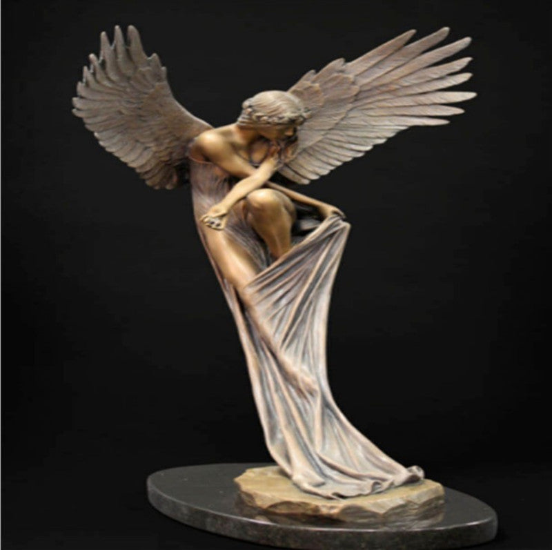 Fairy Angel Wings Wall Decor – Door Frame Hanging Sculpture