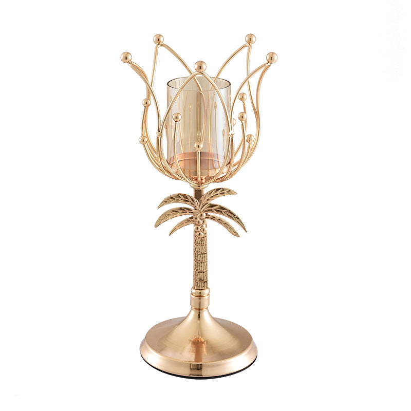 Modern Candle Holder Decoration – Elegant Dining Table Centerpiece for Romantic Nights