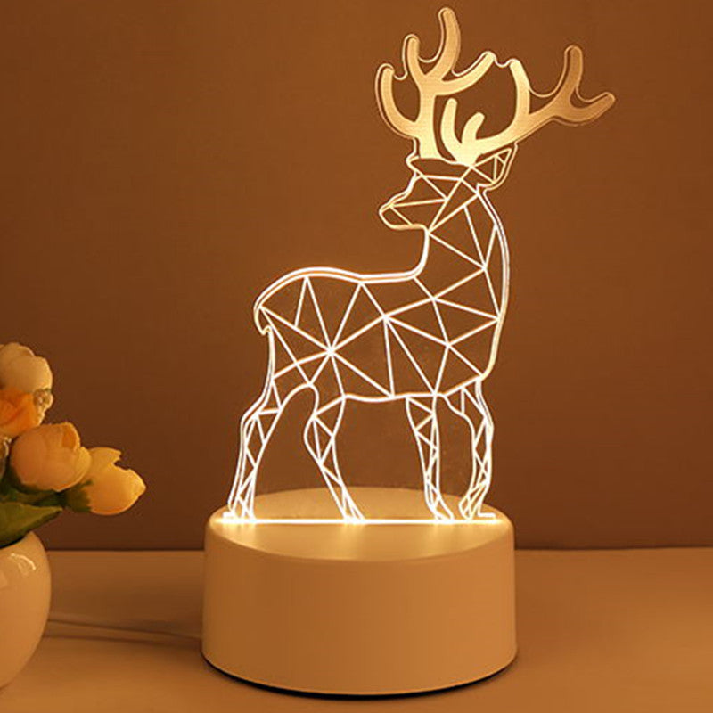 3D Acrylic LED Lamp – Neon Night Light for Bedroom Decor & Gift Ideas