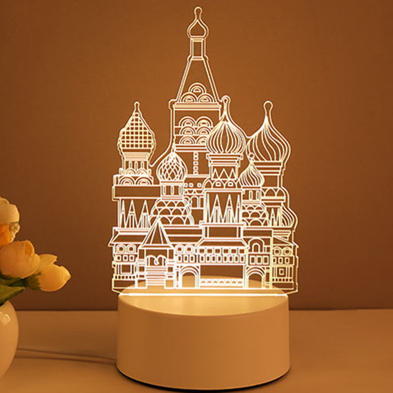 3D Acrylic LED Lamp – Neon Night Light for Bedroom Decor & Gift Ideas