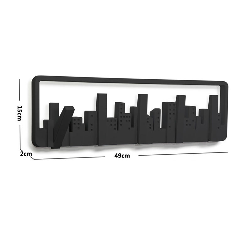 Wall Mounted Coat Rack Hook | Multipurpose Storage Hanger for Home Entryway Organization