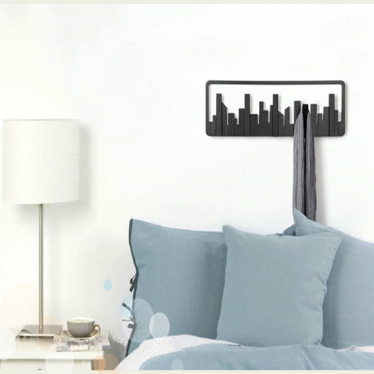 Wall Mounted Coat Rack Hook | Multipurpose Storage Hanger for Home Entryway Organization