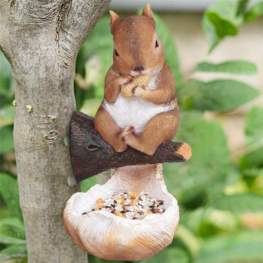 Bird Feeder Set – Yard & Garden Decor with Drinkers and Squirrel Hugger