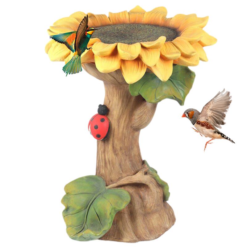 Bird Feeder Set – Yard & Garden Decor with Drinkers and Squirrel Hugger