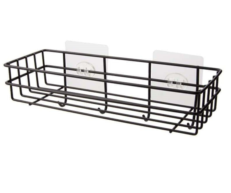 Easy Install Corner Shelf Rack – No-Drill Bathroom & Kitchen Wall Storage Organizer
