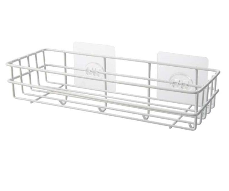 Easy Install Corner Shelf Rack – No-Drill Bathroom & Kitchen Wall Storage Organizer