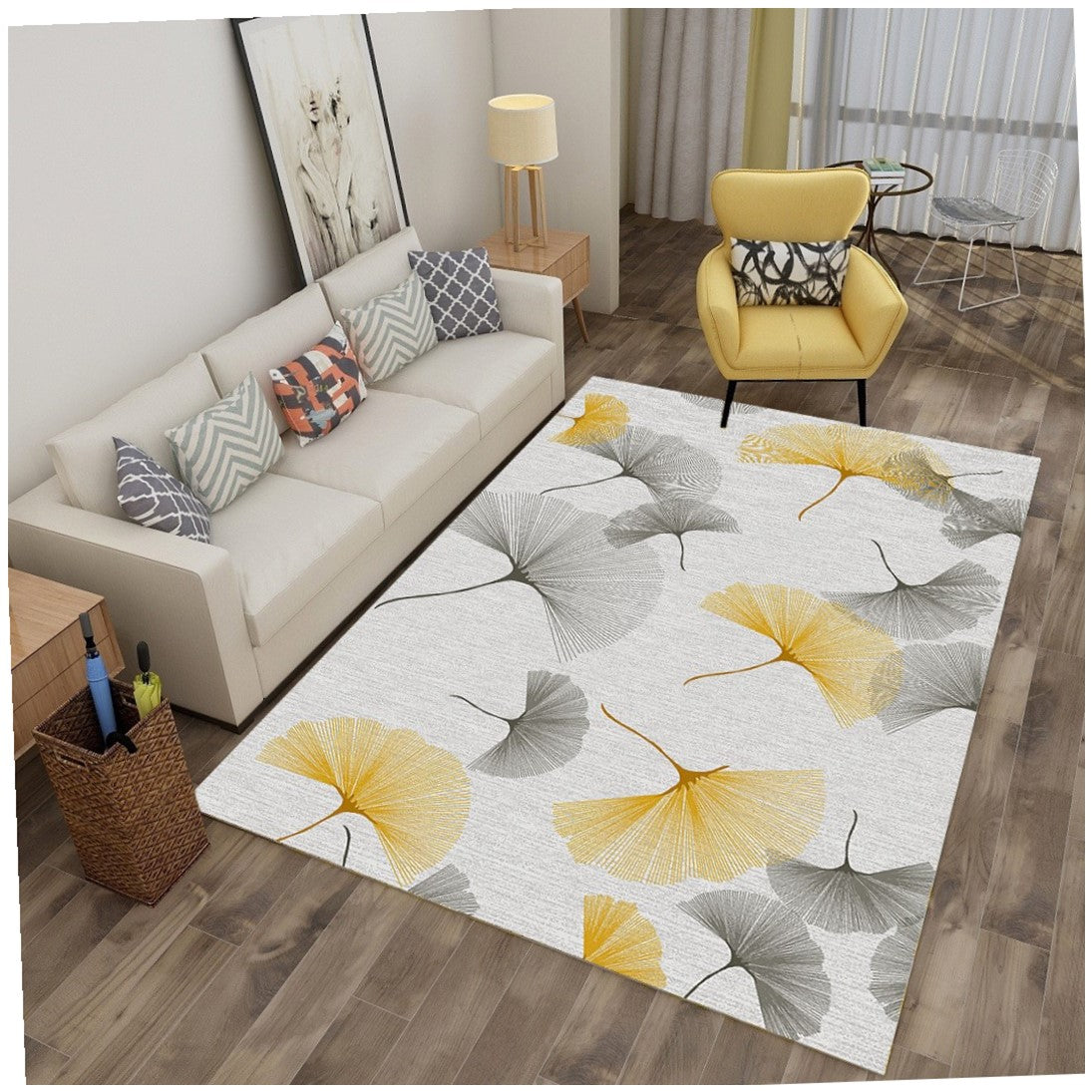 Soft Living Room Carpet Rug – Home Floor Mat Area Rug for Cozy Interior Decor
