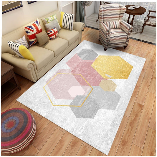Soft Living Room Carpet Rug – Home Floor Mat Area Rug for Cozy Interior Decor
