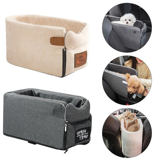 Pet Car Carrier Seat – Secure Dog Travel Seat for Small Dogs