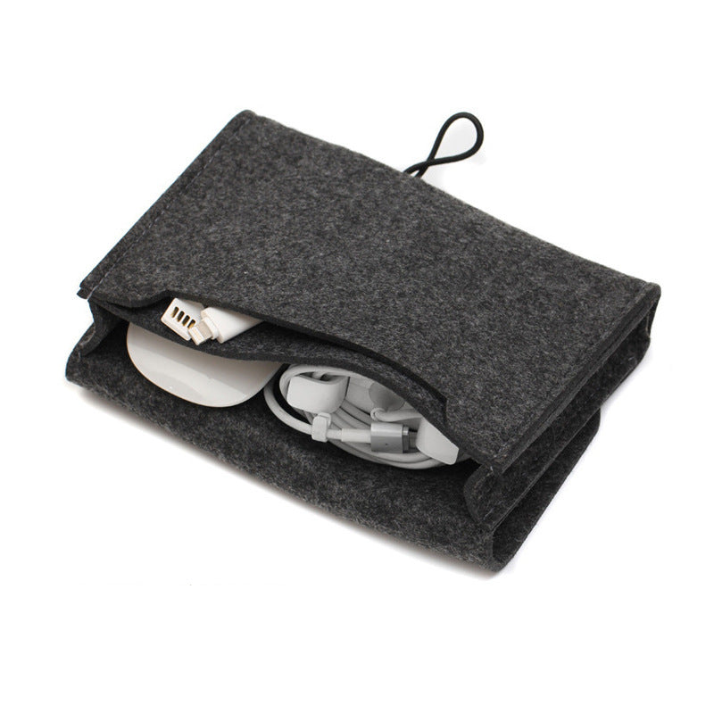Felt Bedside Storage Organizer Bag – Anti-Slip Bed Hanging Pocket for Bedroom & Sofa Storage