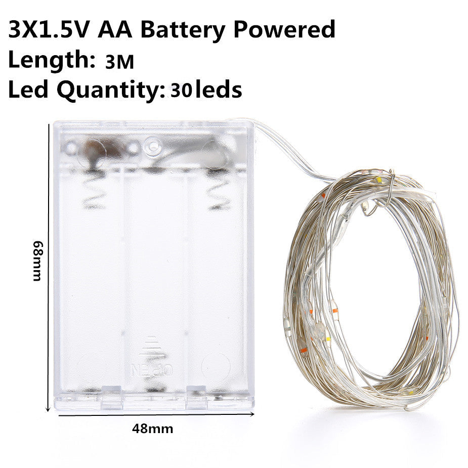 Flexible LED String Lights – Fairy Lights for Wedding, Party & Cozy Room Lighting