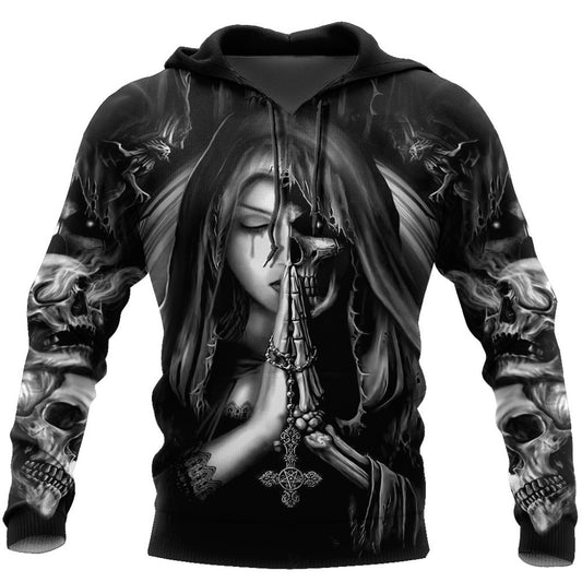 Halloween Skull 3D Sweatshirt for Cozy Cool Nights
