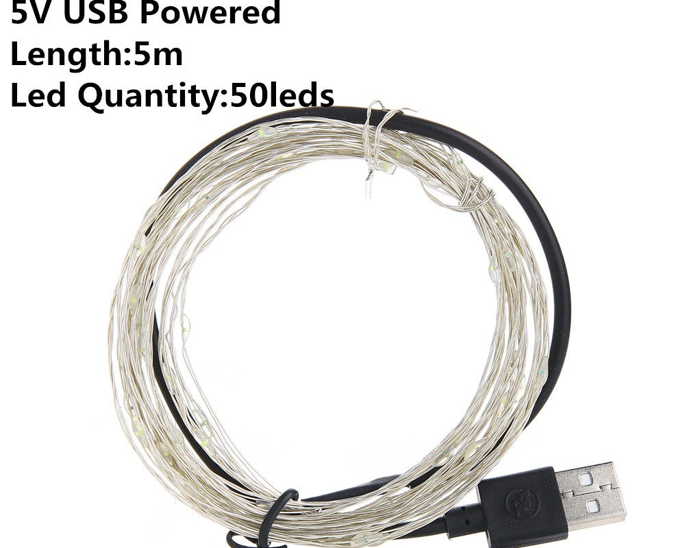 Flexible LED String Lights – Fairy Lights for Wedding, Party & Cozy Room Lighting