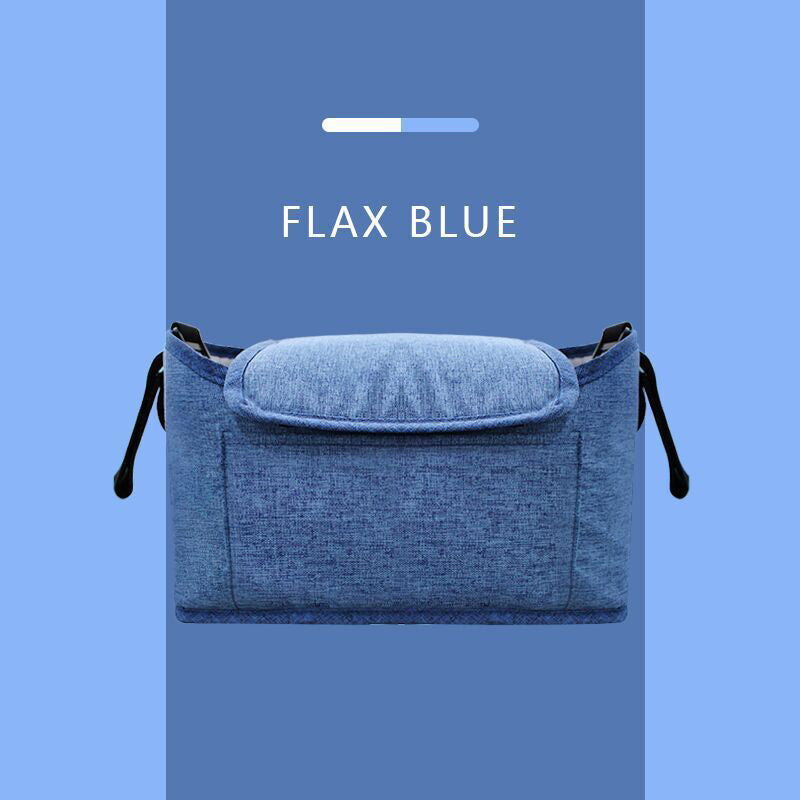Baby Stroller Organizer Bag – Pram Storage Bag with Cup Holder for Travel & Daily Use