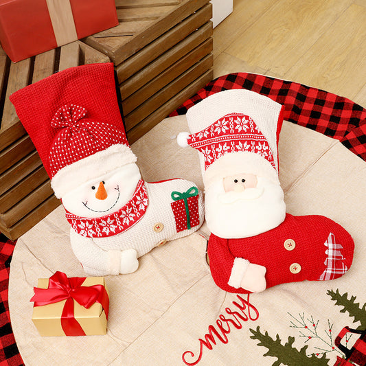 Stuffed With Cheer: Santa Knit Stocking