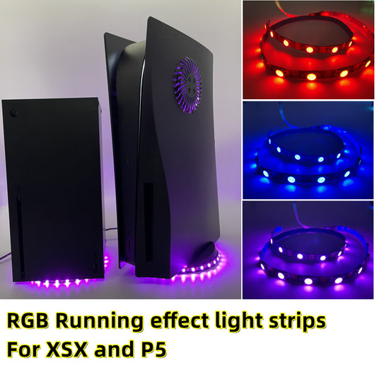 Gaming RGB Ambient Light Pickup Lamp – Music Sync LED Lights for PS5 Setup & Streaming