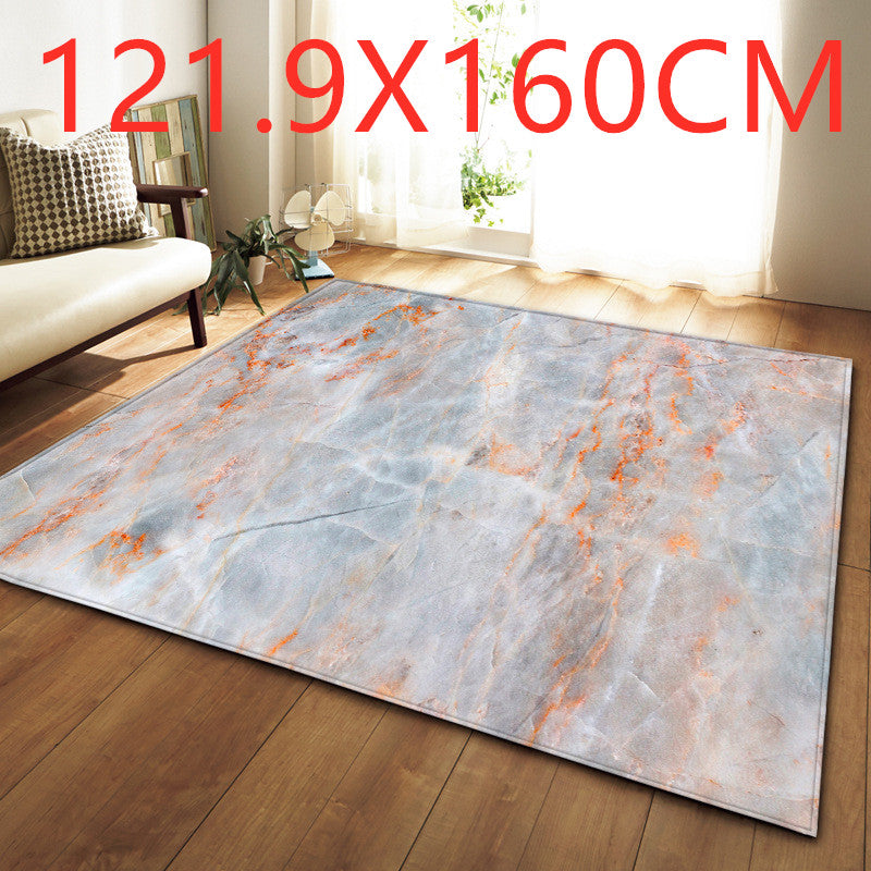 Marble Pattern Carpet Rug – Luxury Living Room & Bedroom Area Rug Home Decor