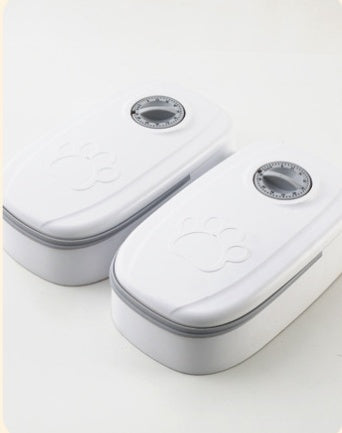 Smart Timed Pet Feeder – Automatic Cat & Dog Food Dispenser with Stainless Steel Bowl