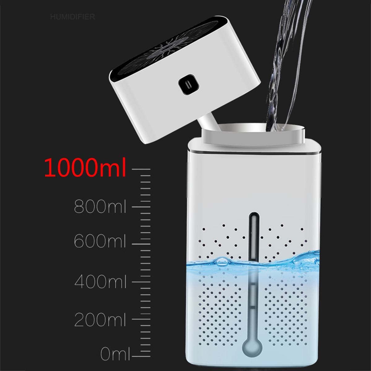 Smart Air Purifier Humidifier – Quiet Cool Mist Air Cleaner for Home & Bedroom