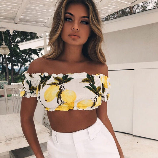 Sexy Beach Tube Top for Women – Summer Wrap Camisole Crop Top