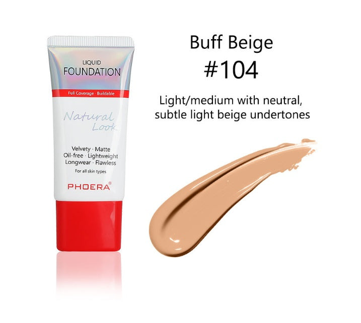 Silky Matte Foundation – Lightweight Full Coverage for Smooth, Poreless Skin