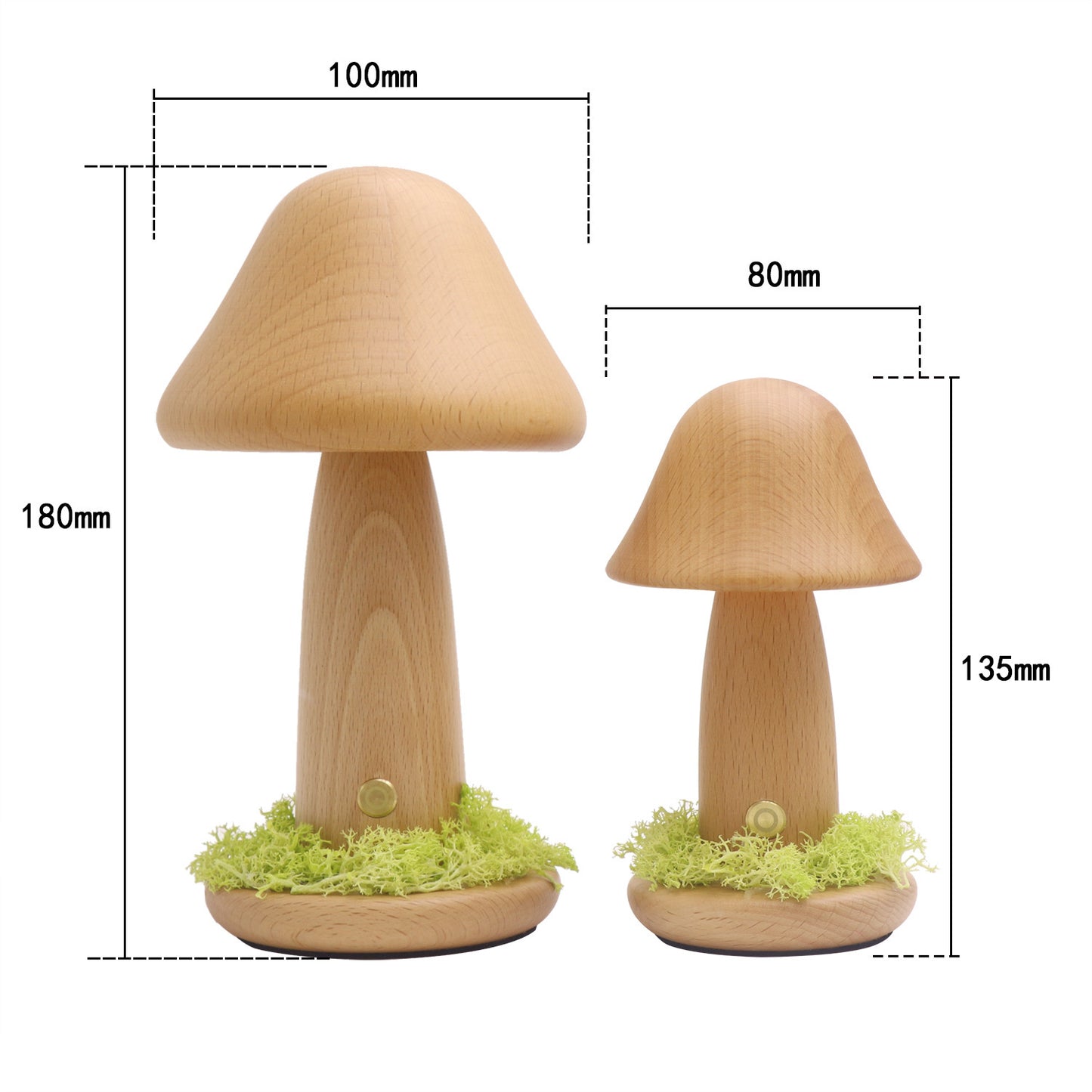 Twisted Mushroom Night Light for Cozy Bedroom Vibes