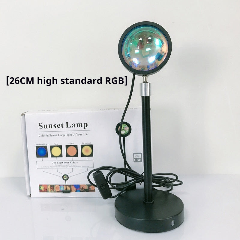 Sunset Wall Lamp – LED Night Light Projector for Relaxation & Home Decor
