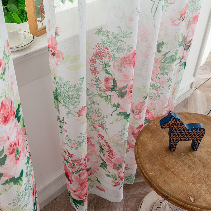 Minimalist Mesh Sheer Curtains – Light Transmission Bedroom Window Drapes for Cozy Living Space