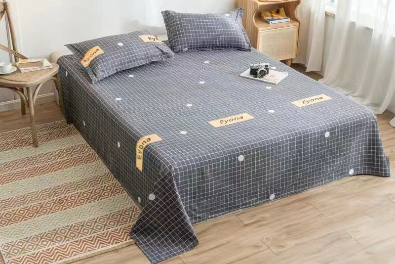 Soft Cartoon Bed Sheets – Single Piece Bedding for Kids, Teens & Dorm Rooms