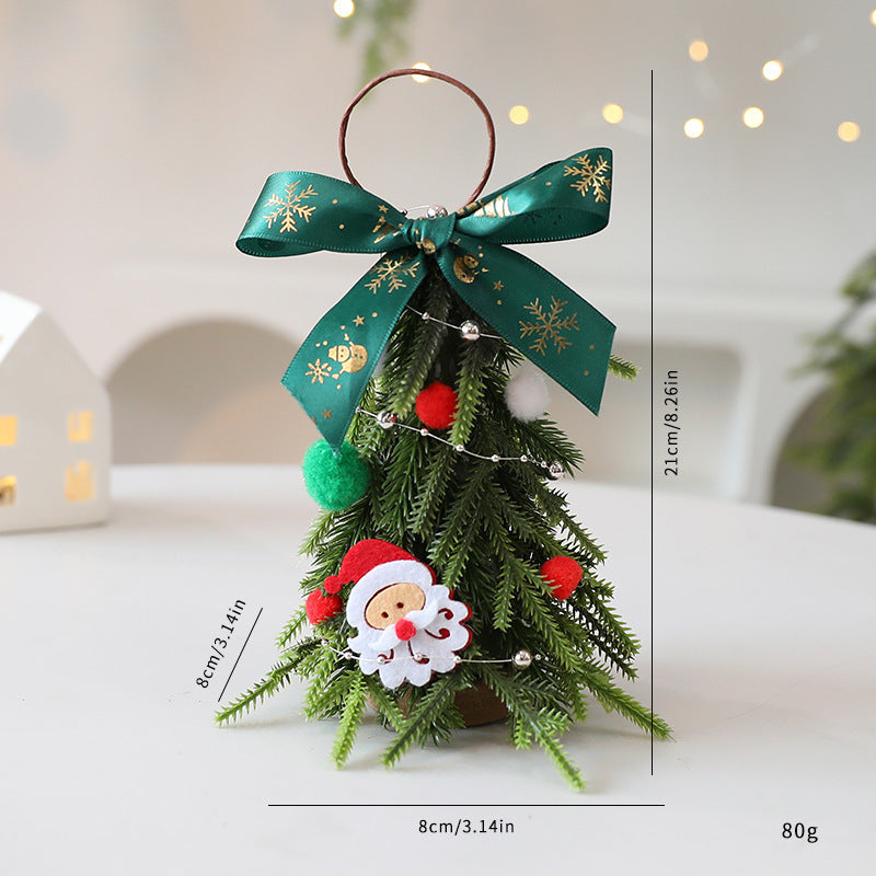 Mini Christmas Tree Decor Set DIY – Festive Home & Party Table Ornament Gift