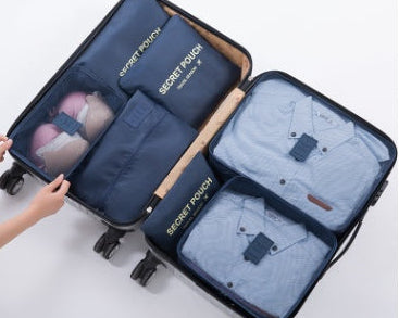 Travel Packing Cubes Set – Waterproof Nylon Organizer Bag for Trips