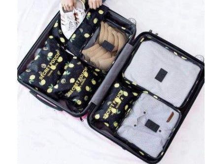 Travel Packing Cubes Set – Waterproof Nylon Organizer Bag for Trips