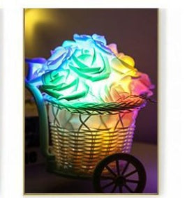 Rose Fairy Lights LED – Romantic String Lights for Bedroom, Wedding & Home Decor