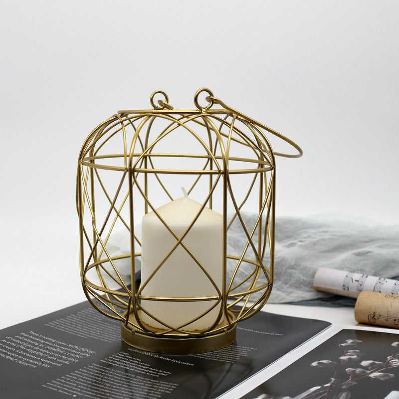 Romantic Metal Candle Holder for Warm, Inviting Spaces