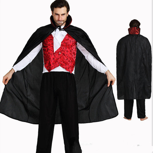 Vampire Halloween Costume – Men’s Gothic Cloak