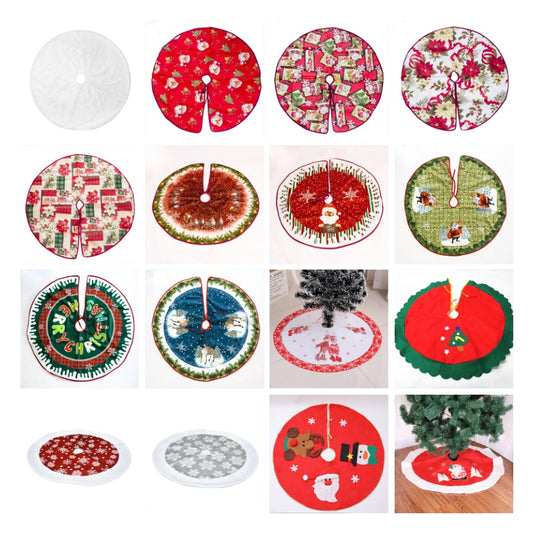 Christmas Tree Skirt Decoration – Festive Xmas Tree Base Cover for Holiday Home Decor