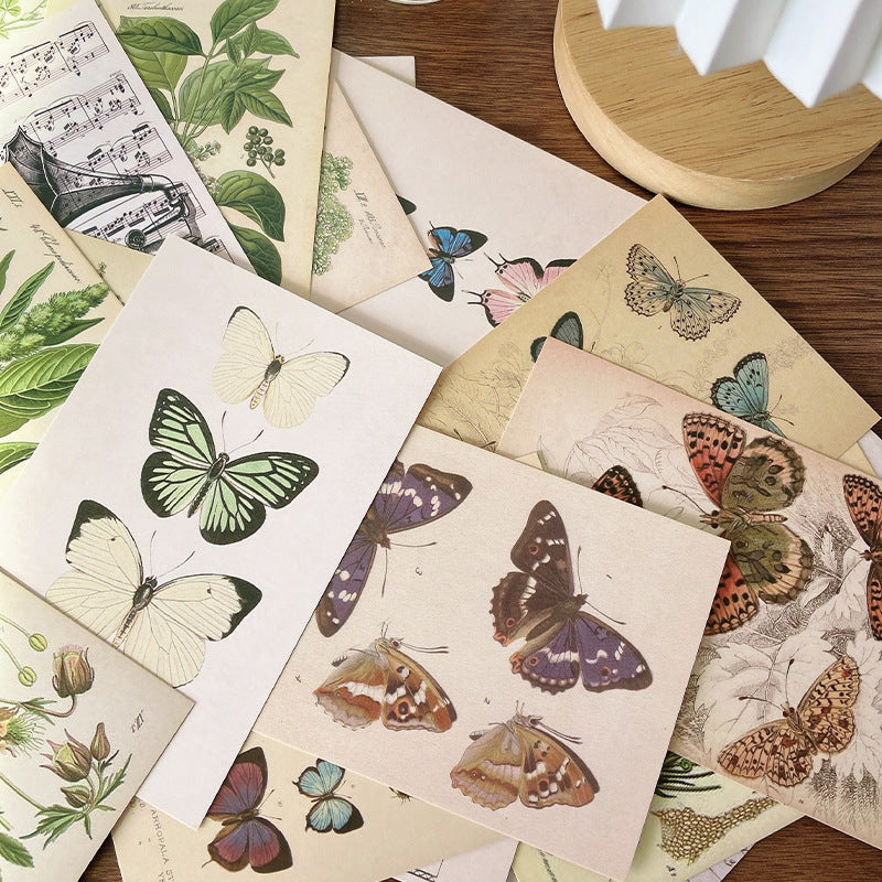 Nature Wall Decor Postcards – Forest Plant Series Wall Stickers for Home Decor